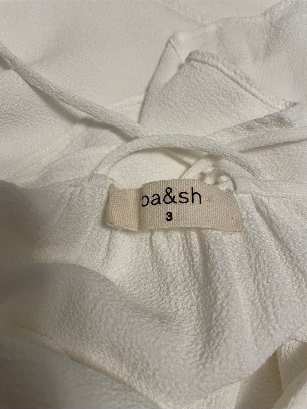ba&sh White Spaghetti-Strap Cami Top - Picture 5 of 7